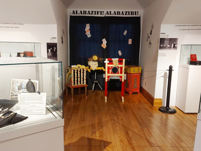 Partial view of the physical exhibition