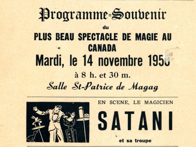 Affiche de spectacle, 1950